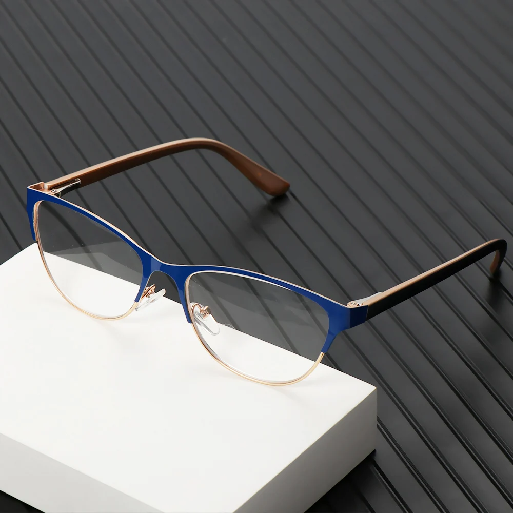 Divat Klasszikus Fém Olvasó Szemüveg a Nők, a Férfiak a Távollátás Szemüveg Elder Anti-fáradtság Optikai Szemüveg Dioptria +1.0~3.5