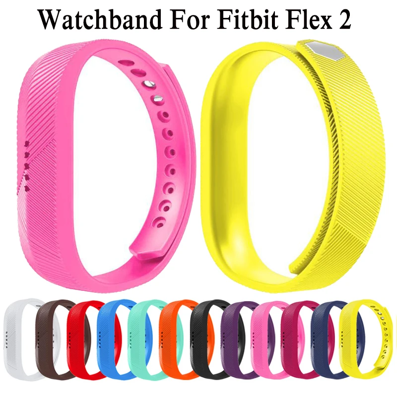 Szilikon sport karkötő watchband A Fitbit Flex 2 okos óraszíjak Csere karkötő A Fitbit Flex 2 óra Tartozékok