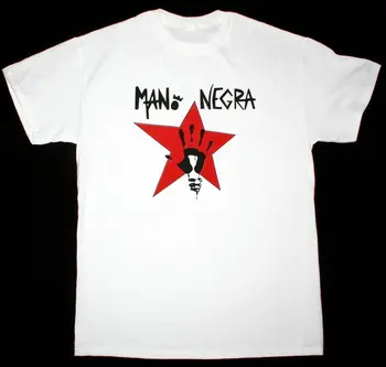 Mano Negra Király Bongo Manu Chao Mala Vida Ska-Punk Zenekar Új, Fehér Póló