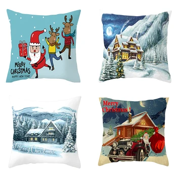 Új kanapé párna, ágy mellett, párnahuzat Karácsony édes párna kreatív rajzfilm ajándék, Karácsonyi dekoráció