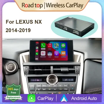 Vezeték nélküli Apple CarPlay Android Auto Dekódoló Lexus NX 2014-2019, a MirrorLink AirPlay USB-Hátsó Kamera Autó Játszani Funkciók